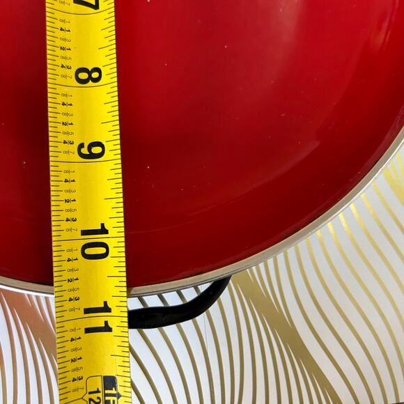 Vintage Mid Century Modern Emo Celje Double Handled Enamel Sauté Pans Set of 3 - Picture 13 of 16